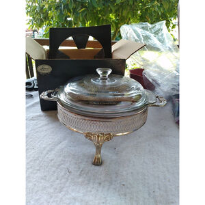 Leonard Silverplated Casserole Dish No. 551 A Towle Silver Co USA original box